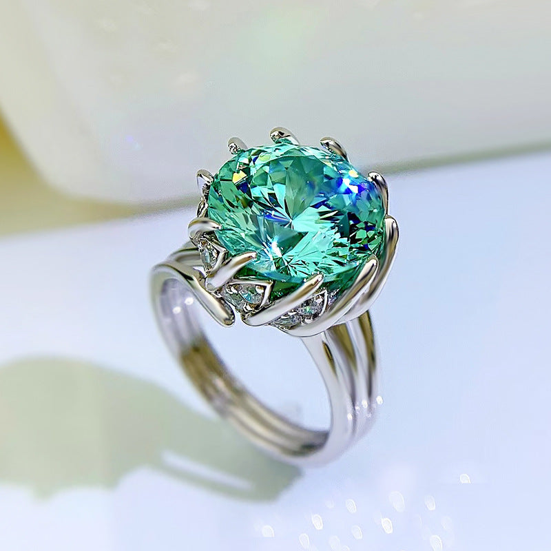 Anillo de Loto Verde