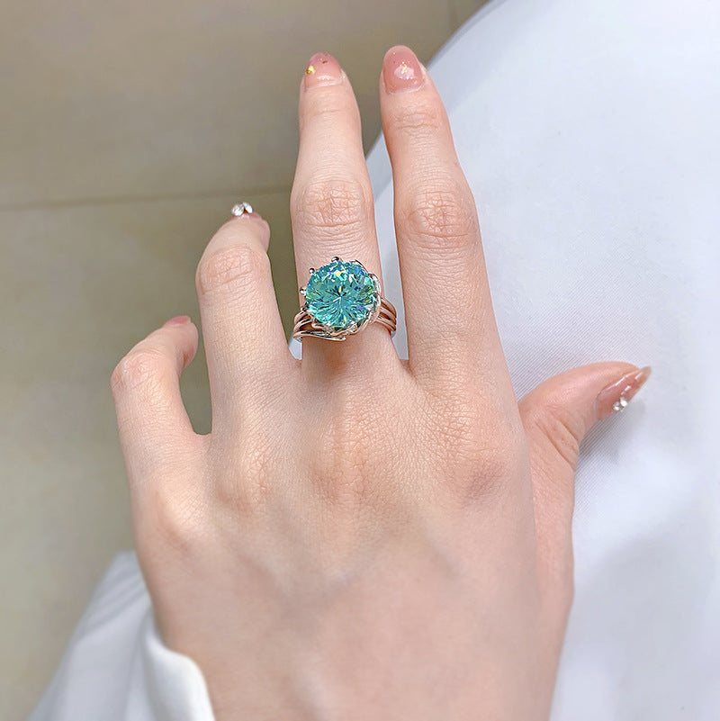 Anillo de Loto Verde