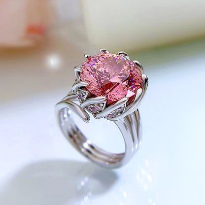 Anillo de Loto Rosa(7.5ct)