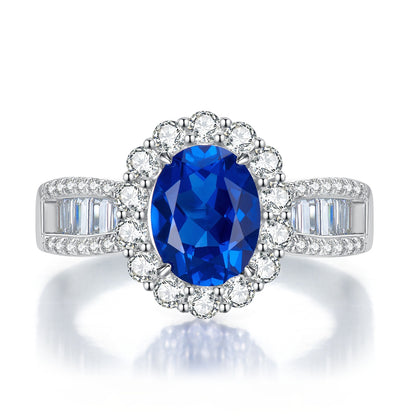 Anillo Aguamarina