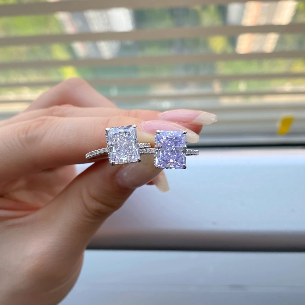 Anillo de Caramelo de Roca de Plata 925