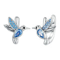 Pendientes Colibrí Azul