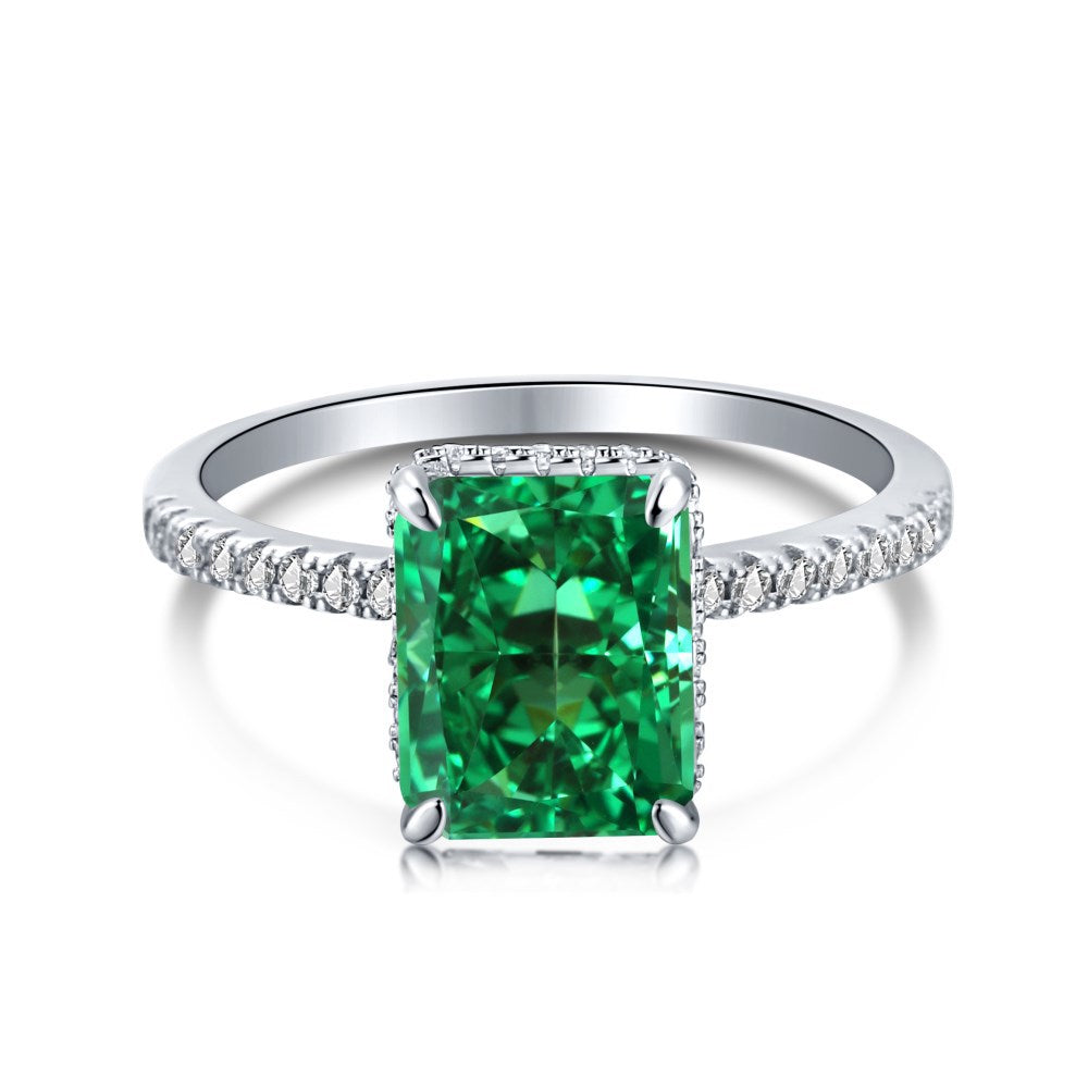 Anillo de Caramelo de Roca de Plata 925