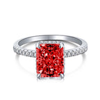 Anillo de Caramelo de Roca de Plata 925