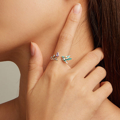 Green Bird Ring